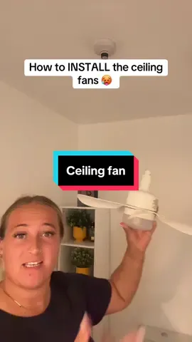If you can change a light bulb you can install these #tiktokmademebuyit #summersale #heatwave #ceilingfan 