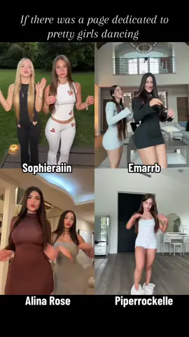 Sophieraiin , Alina Rose , Emarrb and piperrockelle #dancetiktok #foryou #sophie #dancetrend 