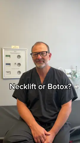Necklift or Botox  #necklift #botox #necklifting #plasticsurgeon #sarasota 