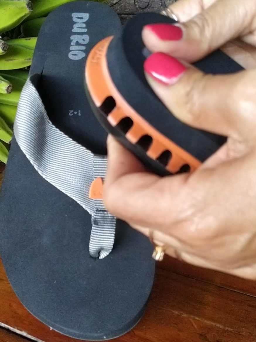 chinelo DuRio Air para Esporão Fascite Plantar Ortopédico #chinelo #esporão #ortopédicos #fascite #plantar 