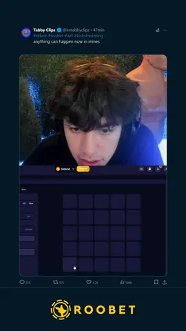 anything can happen now in mines #ddurz #roobet #wtf #kickstreaming