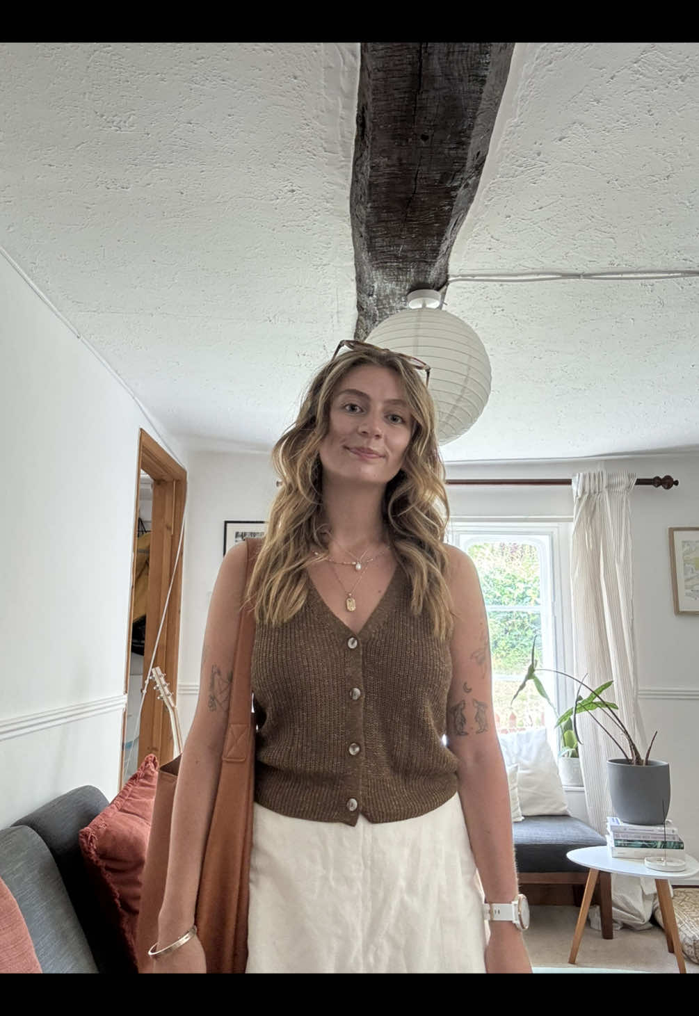 My first ever tik tok fit check!! Why is this so nerve racking hahaha 🫣🥲 #summerevenings #pinterestaesthetic #cottagelife #outfitinspo #OOTD #granolagirlaesthetic 