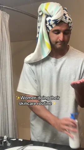 Literally just a splash of water #skincareroutine 