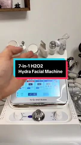 Ok… why did no one tell me I could give myself a legit facial at home with this thing?? 😭💦 This 7-in-1 H2O2 facial machine cleans, lifts, hydrates. literally everything. My skin feels SO clean and glowy after. Not gatekeeping this.  #A#AtHomeFacialH#HydroFacialS#SkincareToolsG#GlowySkinT#TikTokShopFindsB#BeautyHackF#FacialAtHomeS#SelfCareS#SkincareRoutineC#CleanSkinP#PoreCleanserB#BeautyOnABudgetNotGatekeeping 