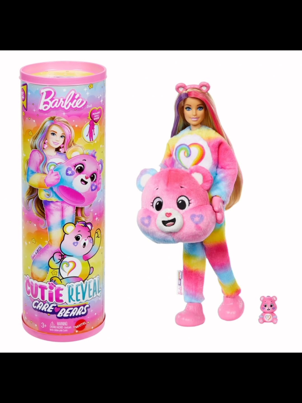 Herr are images of the new Barbie Cutie Reveal Care Bear Dolls for Series 2. #shorts #tiktok #dollcollector #barbie #barbiecutiereveal #barbiecutierevealcarebears 
