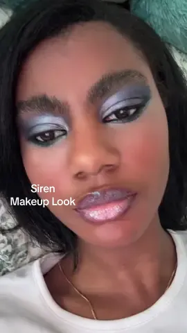 Siren Makeup look 🧜🏾‍♀️🐚