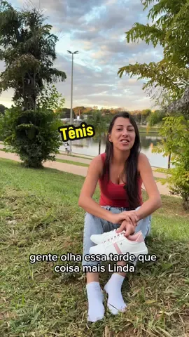 Tarde linda, caminhada#tiktokchegou#tenis#tiktokshop