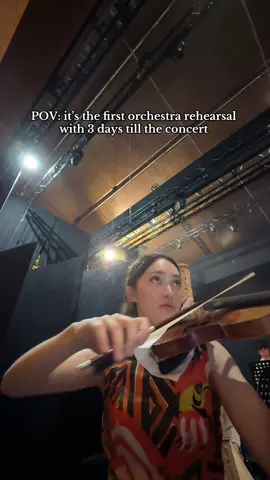 first rehearsal— with 3 days till our concert🎻 #violinist #orchestra #fyp 