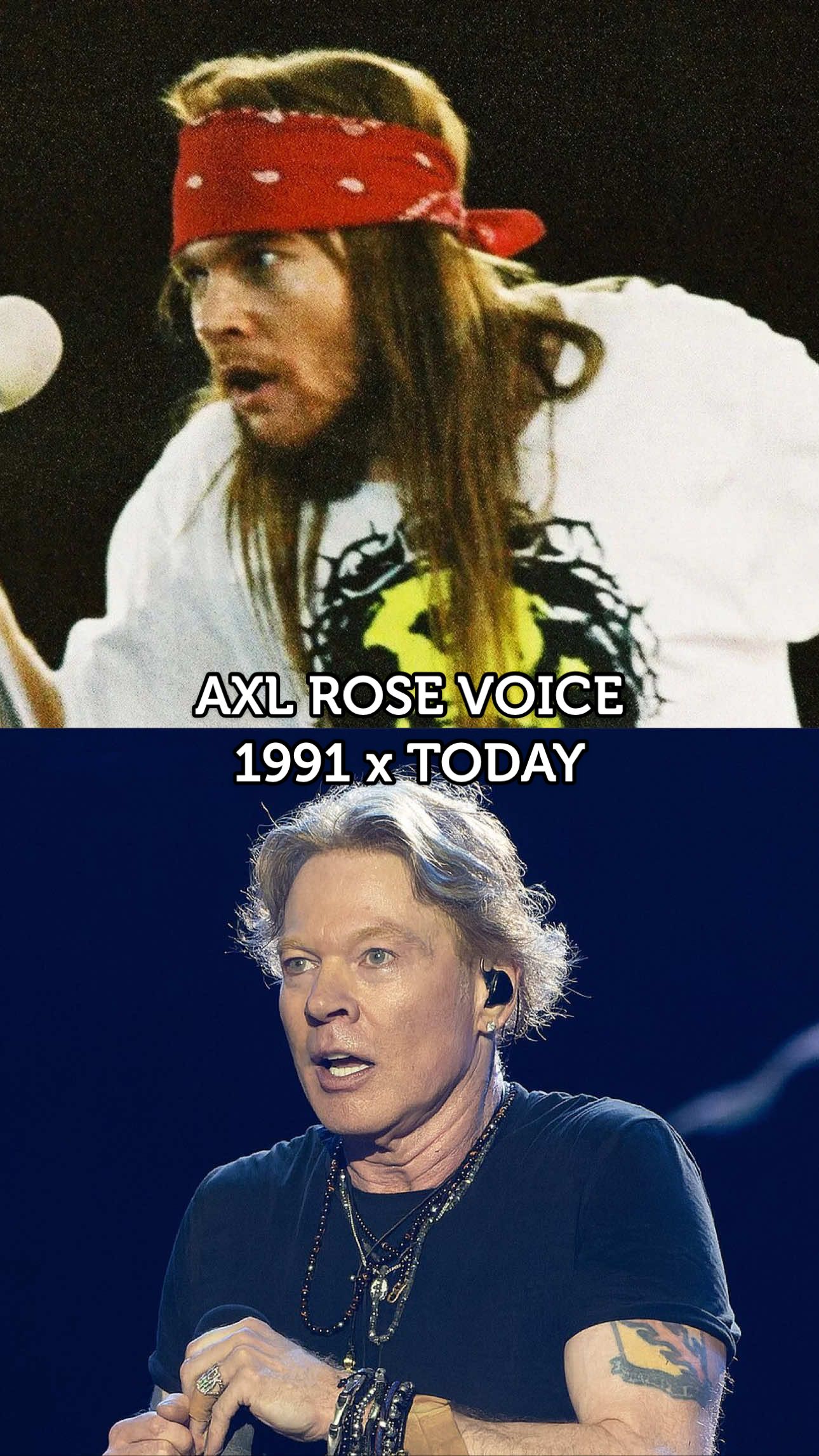 What do you think about Axl Rose’s voice nowadays? Is it still worth going to a Guns N’ Roses concert to remember the great band? In my opinion, it’s definitely still worth it @Guns N’ Roses #gunsnroses #axlrose #voice #rocknroll #sweetchildofmine #1991 #2025 #hardrock #f #fyp #fyyyyyyyyyyyyyyyyyyy #nostalgic #viraltiktokvideo 
