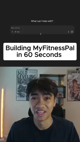 Building MyFitnesdPal in 60 Seconds #ai #nocode #lovable #coding