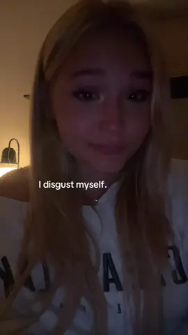 I disgust myself #fyp #depression #real #relatable #foryoupage #sadness #sad #viral #foryou #girl #viralvideo 