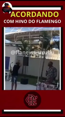 Acordando ao som do hino do Mengão! Condomínio próximo ao estádio do engenhão #jOGODOFLAMENGO #SRN #vAMOSFLAMENGO #GLOBOESPorte #FLAMENGOCLASSIFICADO #libertadores #SRN