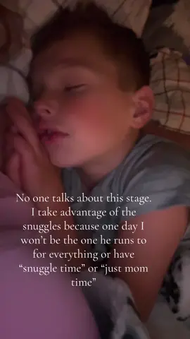 Forever my baby you’ll be. #emotional #boymom #stopgrowingupsofast #snuggles #fyp 