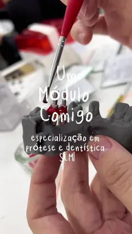 Atrasadíssimo, mas saiuuu!! 12º módulo da especialização em Prótese, Dentística & Digital na Mandic 💙💛 #odontologia #odonto #especializacao #mandic #slmandic #foryou 
