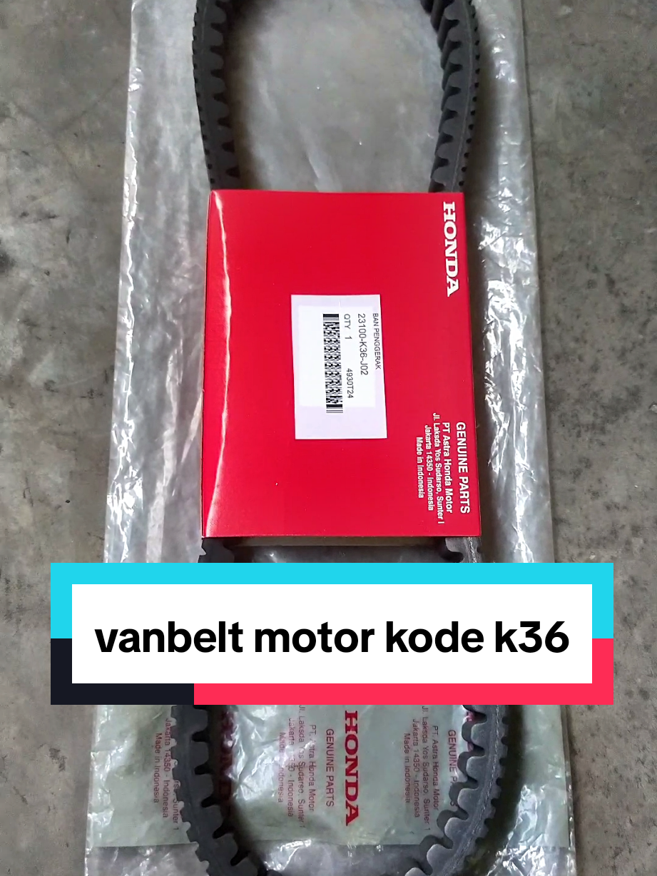 Membalas @parmatasapihak98  ready boskuh kode k36 harga 60ribuan sudah dapat vanbelt only #vanbelt #k36 #vario150 #pcx150 #elstar #CommunityFest2025 