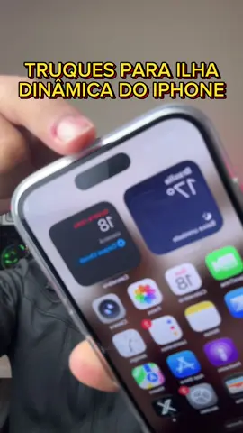 SEU IPHONE TEM ILHA DINÂMICA? 📲 Salva essas dicas e truques que você pode utilizar nos iPhones com essa ilha ✅ . #smartphone #tecnologia #dicas  #iphone  