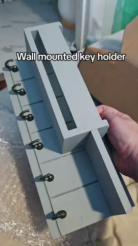 Wall Mounted key holder shelf #ad #sponsored #tiktokshopcreatorpicks  #keyholder  #keyholdershelf 