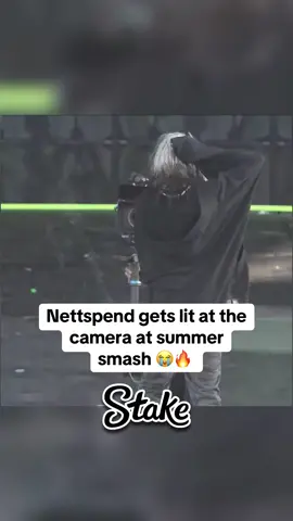 Nettspend gets lit at the camera at summer smash #nettspend #summersmash #fyp 