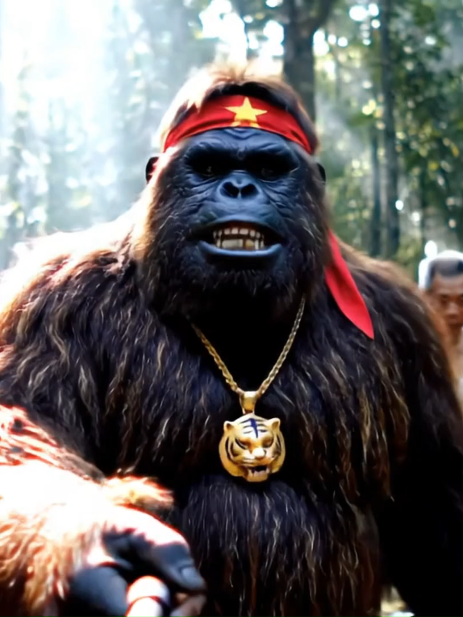 Vượt biên sang Cam #trending #xuhuong #aivideo #viral #cali #Ai #veo3 #bigfoot