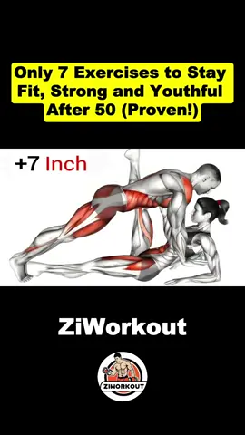 Only 7 Exercises to Stay Fit, Strong and Youthful After 50 (Proven!) #homeworkout #workout #fitnes #exercise #exercises 