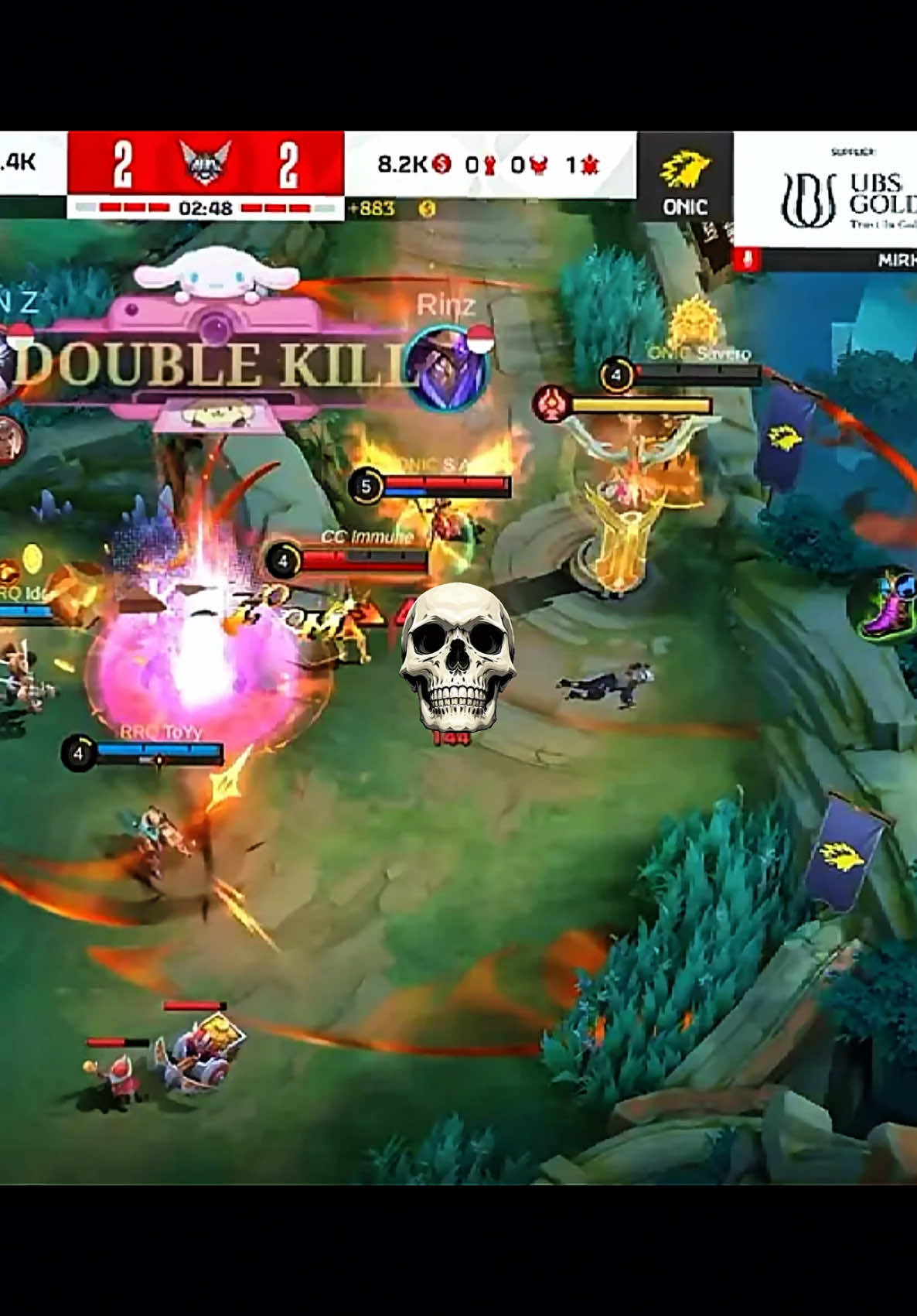 Power of teamwork ONIC ID 🤯#MLBB #PhoenixEmpressRising #MLBBZetian #onicesport #kiboy #sanz #savero #kairi 