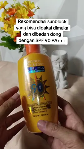 DEVNEN 200ML Glowing Up Sunscreen lotion whitening 