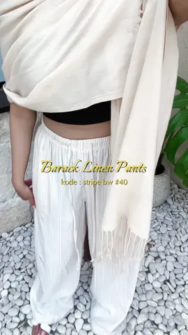 Barack linen pants🔎 join live now🫵🏻🛒 #guncang66 #belilokal #fyppppppppppppppppppppppp #linenpants #linen #WIBgajian #summeroutfits #fypシ #murahbanget #trendyoutfits 