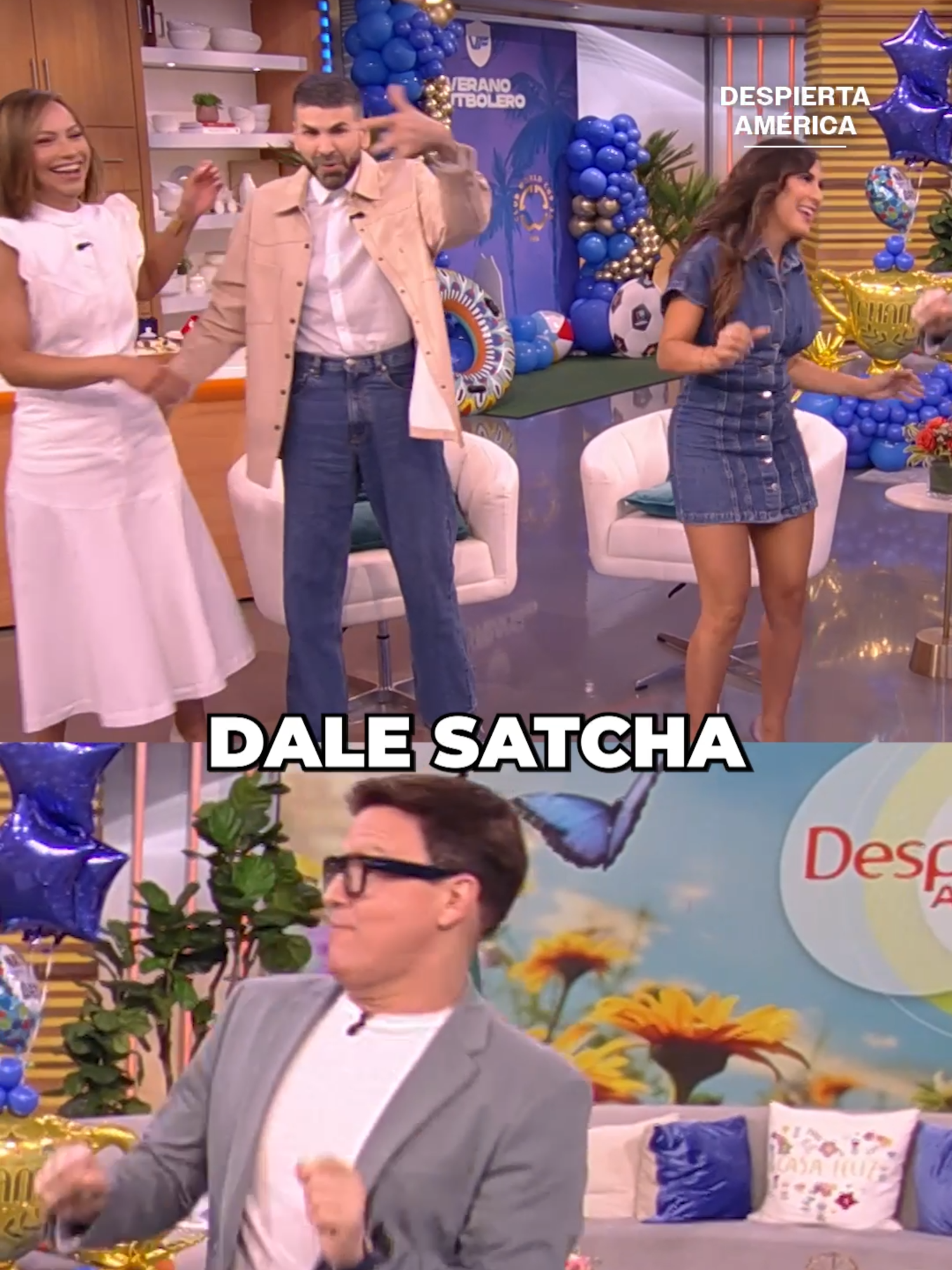 #SatchaPretto nos enamora con sus movimientos a la hora de bailar. 💃🪩 #DespiertaAmérica de lunes a viernes a las 7a/6c por @univision  📺✨ #SatchaPretto #Estilo #Bailes #Viral #Entretenimiento #Celebridades #Television #TVShows #Farandula #Clippeo
