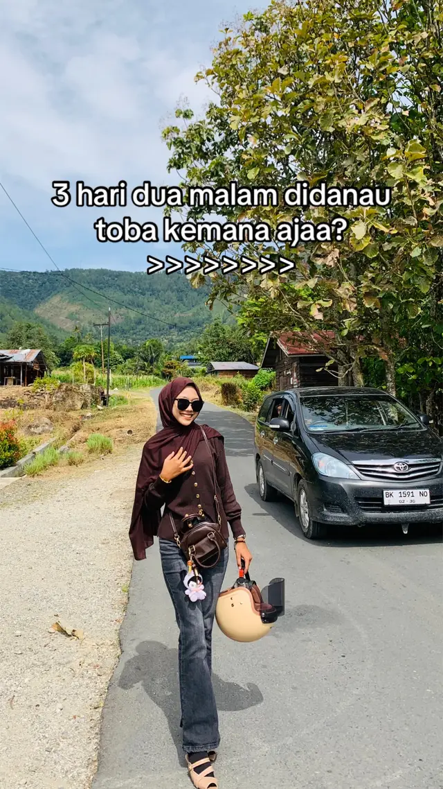 masi banyak lgi yg mau dijelajahi tpi wktunya ga cukup,next bakal kesna lgii😍🔥#danautoba #samosir #OOTD #fyp #outfit 