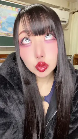 冬に撮ったやつ〜 #白目 #コスプレイヤー #変顔
