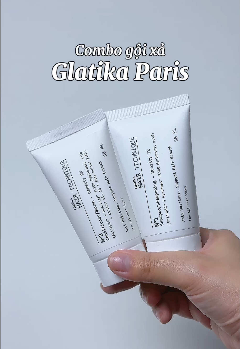 Trùi uii mê em gội xả này lém #GlatikaParis #GlatikaParisVietNam #dầugộisạchwax #xiu #review 