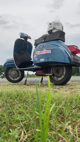 Hit a road , fit cek turing sendiri dokh. #vespa #vespasprint #smallframe #vespasmallframe