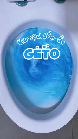 Bí quyết nhà vệ sinh và 🚽 luôn sạch sẽ thơm tho🫣🤭🤭😬Viên sạch bồn cầu GETO hương đào nè các bà , Ưng quá trời 😬😬😬 Có bà nào chưa biết không nè? #xuhuong #flyp #viensachboncaugeto #mebimsua #review #unbox 