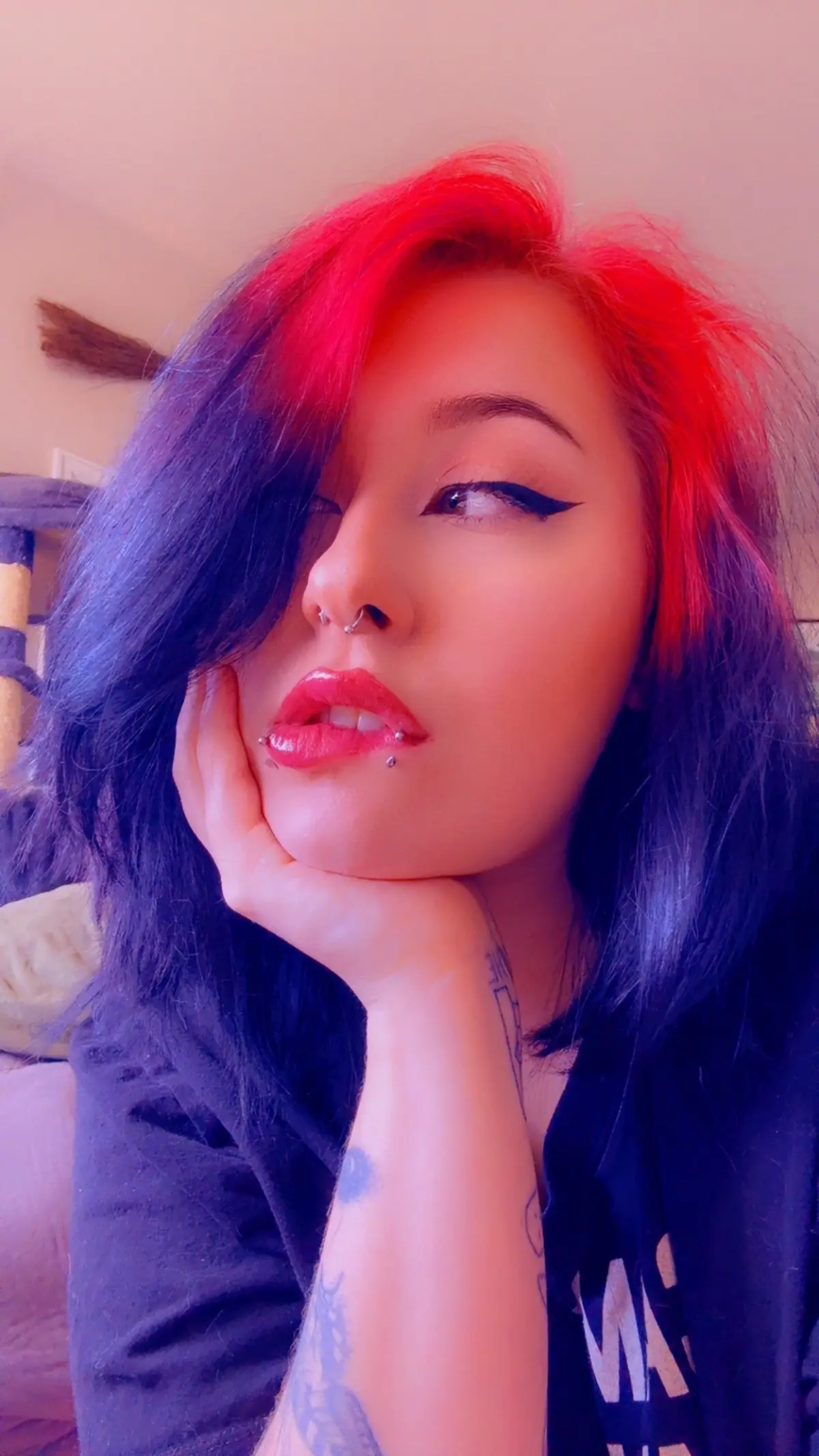 Tiktok told me to post pictures to stay relevant lol.. this was My first time doing my makeup in a pretty long time and I actualy felt pretty cute. It was about a week and a half ago. I got sick pretty much right after this and am back in my Adam Sandler mode until I feel better 😭😭 i think I have an ear infection/sinus infection again? I’m not completely sure but it sucks 🥲 anyways I felt cute here and tiktok was all like “hey post pics and you’ll get views” so I figured I’d try 🤣😅 BUT HEY IN OTHER NEWS I AM DOWN 25 POUNDS! I’ve been posting drafts so yall can’t tell yet but when I feel better you’ll see ☺️