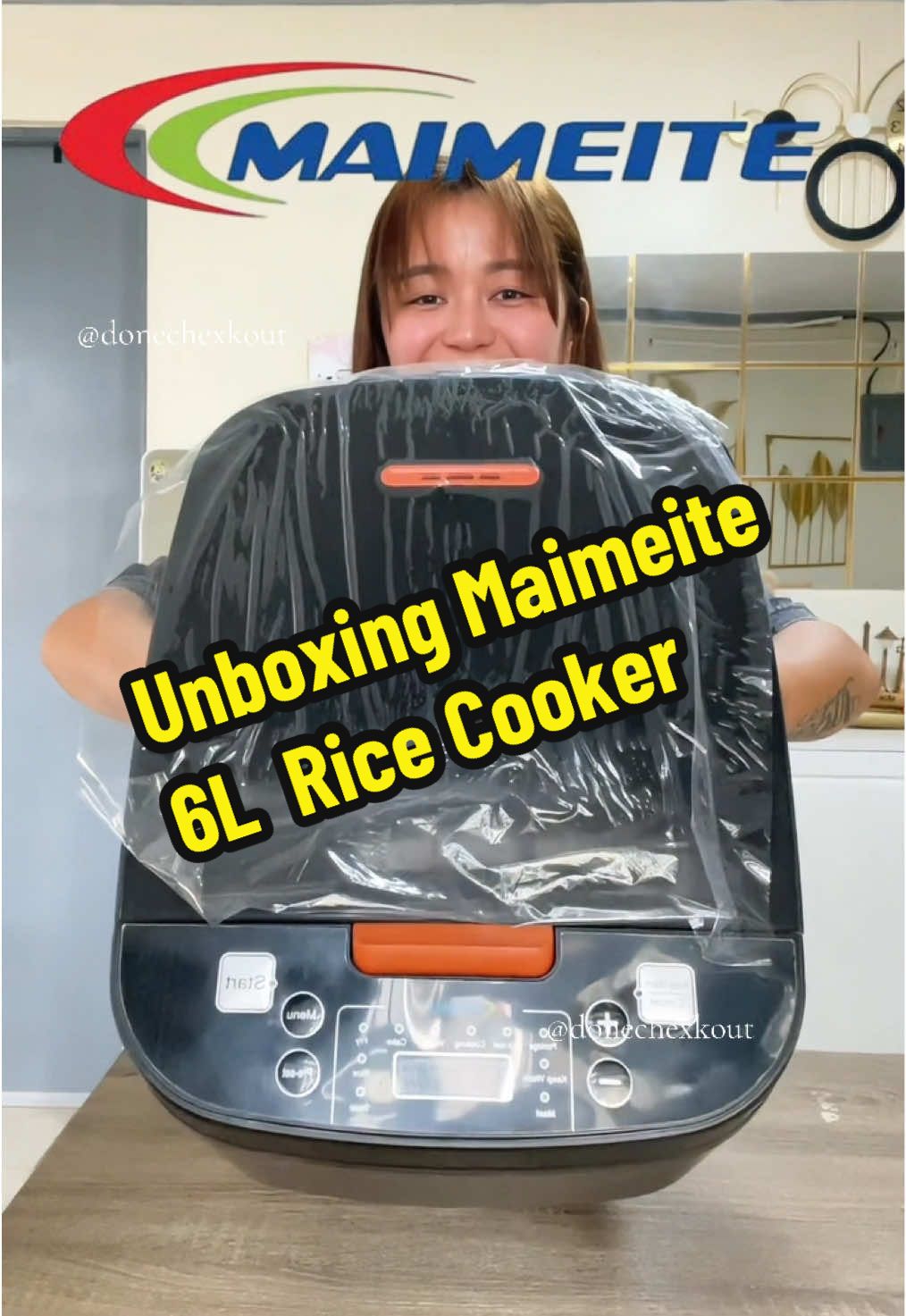 Unboxing Maimeite 6L Rice Cooker #maimeite #ricecooker #kitchenappliances #kitchenware #rice #donechexkout 