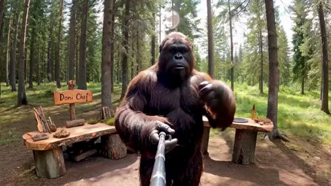 🍕 Bigfoot Doni is back — and this time, he’s cooking wild pepperoni pizza in the forest! No kitchen. No rules. Just fire, fur, and flavor 🔥🌲 Who knew Bigfoot could be a chef? #Bigfoot #DoniVlog #ForestCooking #PizzaTime #AIvideo #FunnyVlog #WildernessChef #PepperoniPizza