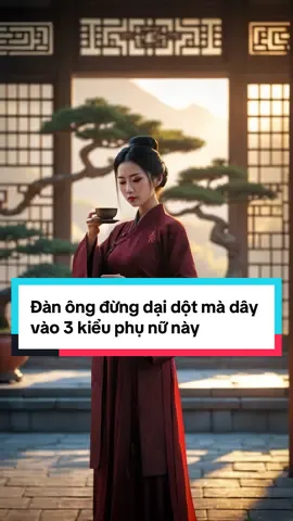Người đàn ông dù cô đơn đến mấy, cũng đừng dại dột mà dây vào 3 kiểu phụ nữ này. #baihoccuocsong #trietlycuocsong 