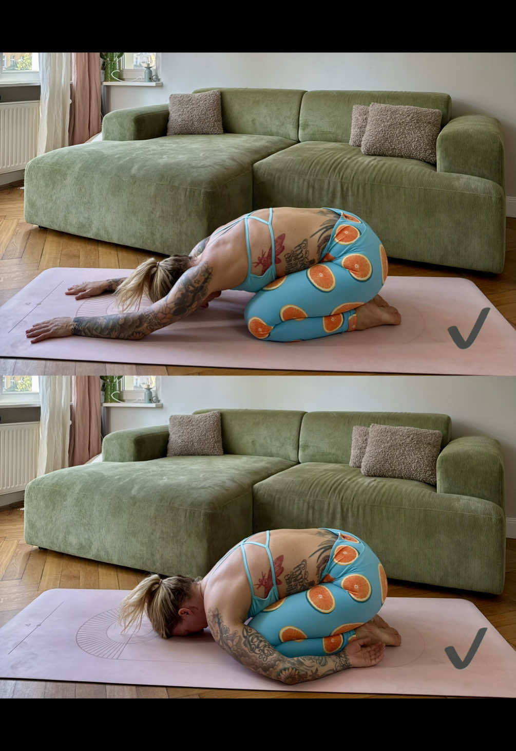 Part 5️⃣ child’s pose #yoga #childspose 