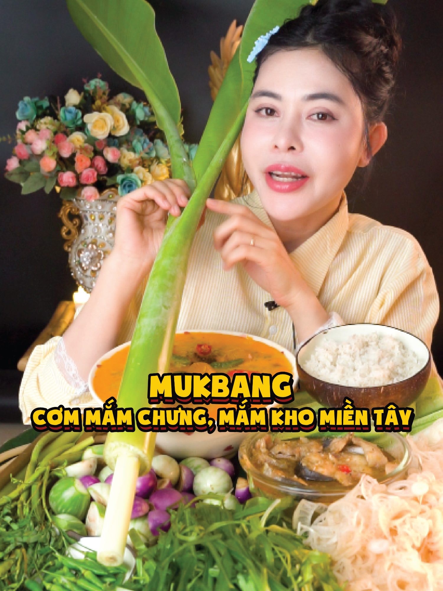 Mukbang Cơm Mắm Chưng, Mắm Kho Miền Tây #Mukbang #vivithichan #ancungtiktok