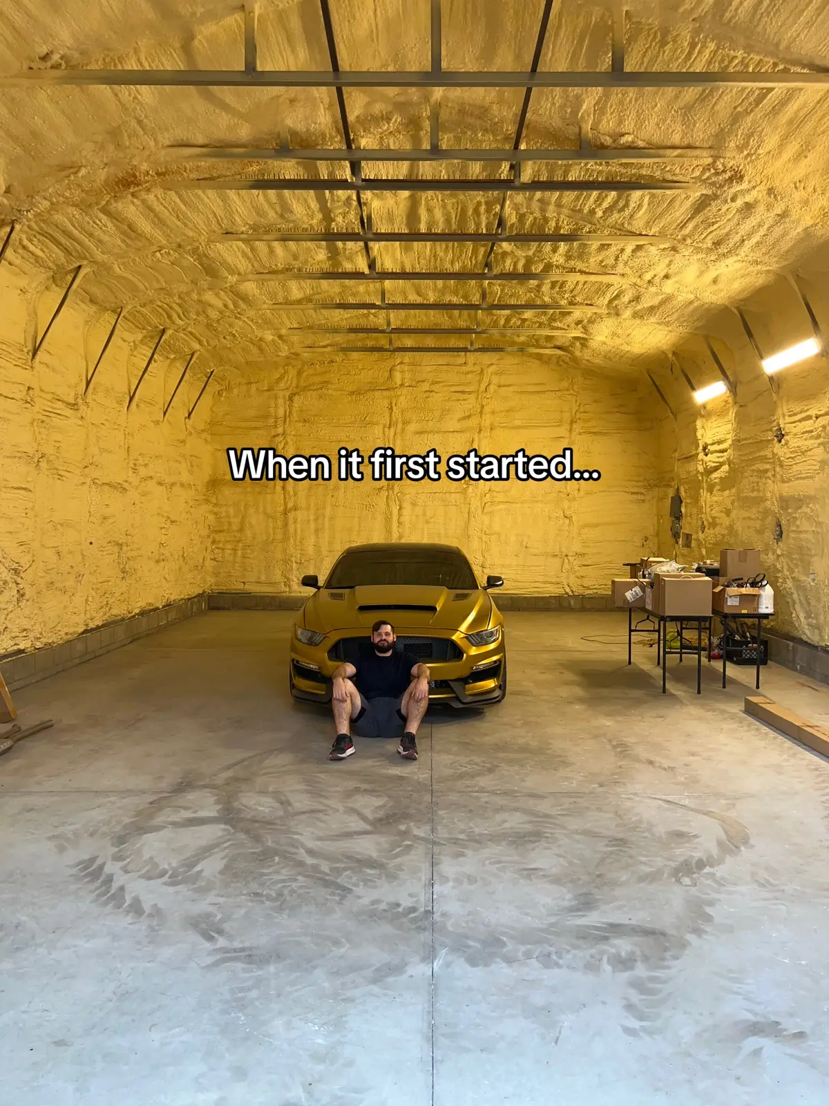 How it started to where the shop is now! #cars #shop #contentcreator #content #fyp #viral 