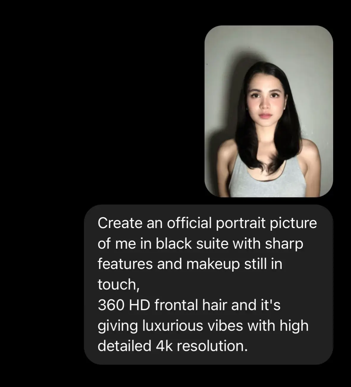 Asking ChatGpt to edit my photo. First time joining the ai bandwagon 🤪 #fyp #creatorsearchinsights #makeitviral #ai #aigenerate #fypシ #fyppppppppppppppppppppppp 
