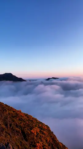 Pico do Arieiro, Madeira 🌄 #madeira #madeiraisland #madeiraportugal #madeiratravel #picodoarieiro #sunrise #island #mountain #travel #citytrip 