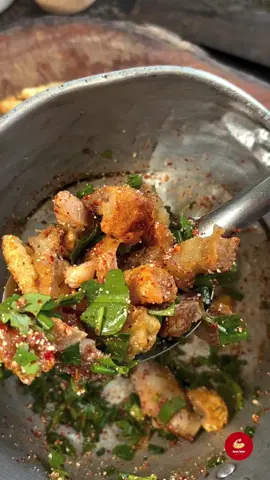 Thai Spicy Crispy Pork Salad (Nam Tok Moo Krob) - Bold, Spicy, and Addictively Crunchy | ร้านลาบยโสธรยายบัวบาน #asiantable #streetfood #thaistreetfood #thailandstreetfood #น้ำตกหมูกรอบ