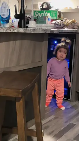 When the baby sees daddy’s shaved hair#daddy #fyp #baby #funny #cute #dad 