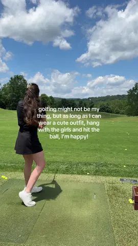 Golfing might not be my thing, but the cute outfits and the time with the girls is! 