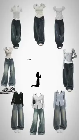 this style is on top! 😩✨ #fashion #style #OOTD #foryou #trend #fyp #outfit #TikTokFashion #casual #blouse #baggyjeans #baggypants #jeans #pants #womenswear #shoes 