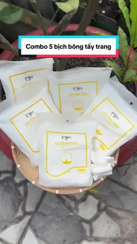 Bông tẩy trang 222m combo 5 bịch  #bongtaytrang #bongtaytrangquocdan #bongtaytrangcottonpads #bongtaytrang222m 