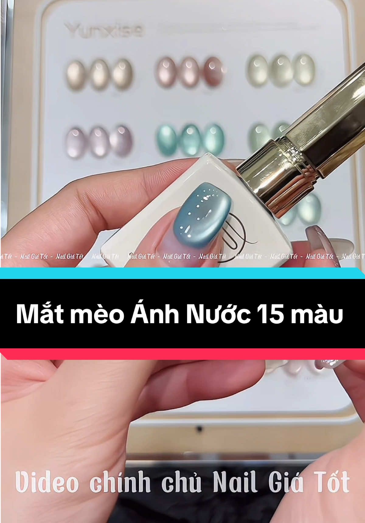 Set mắt mèo Ánh Nước 15 màu YUNXISE đã về hàng siêu xinh các chị ơi ❤️❤️❤️#nailgiatot #matmeoanhnuoc #matmeosieusang #matmeonail #matmeocucquang #matmeoyunxise #yunxise #matmeo 