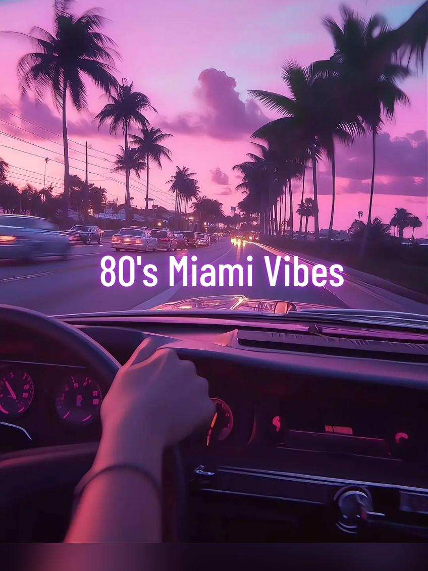 80's Miami vibes 😎🌴🚘 #80saesthetic  #80svibes #80s 