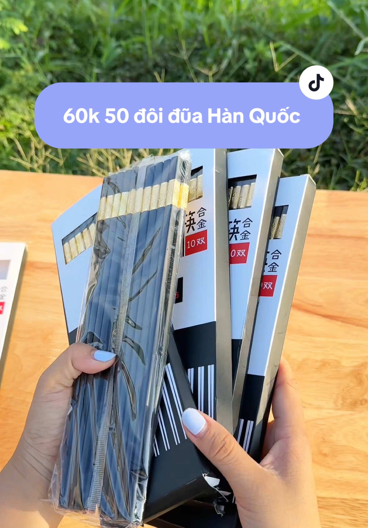 50 đôi đũa mạ vàng Hàn quốc 60kkk miễn ship #duamavanghanquoc #duamavang #duamavangchongmoc #duamavangchongtrontruot #giadungnhabep 